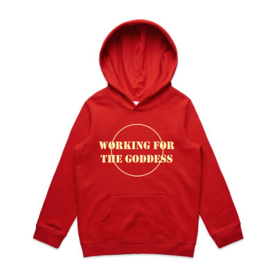 Kids Hoodie Yellow Logo Thumbnail